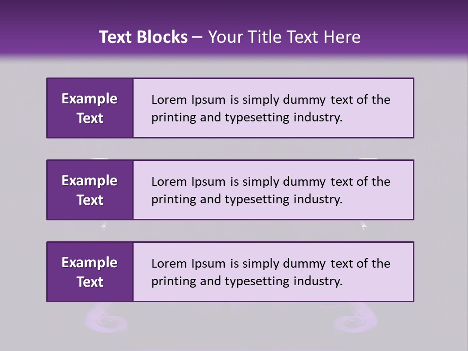 Purple Sofa PowerPoint Template