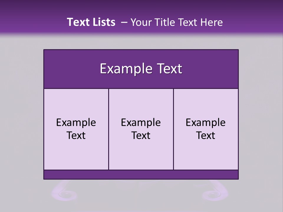 Purple Sofa PowerPoint Template