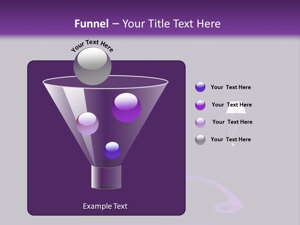 Purple Sofa PowerPoint Template