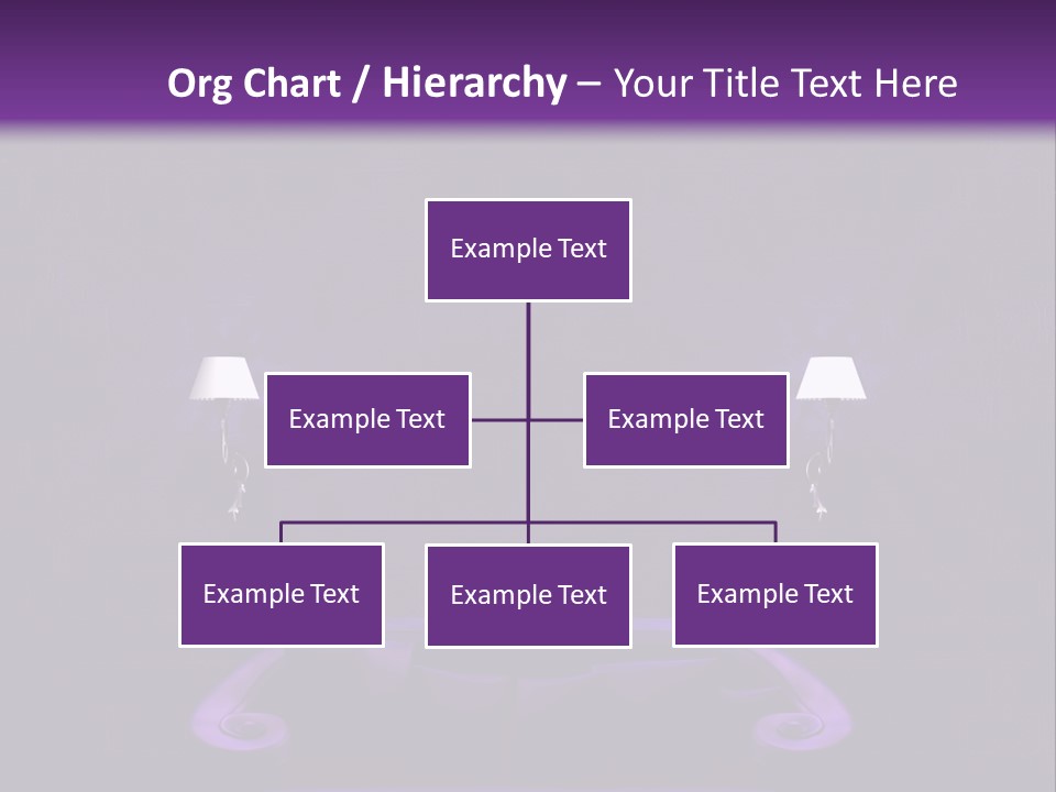 Purple Sofa PowerPoint Template