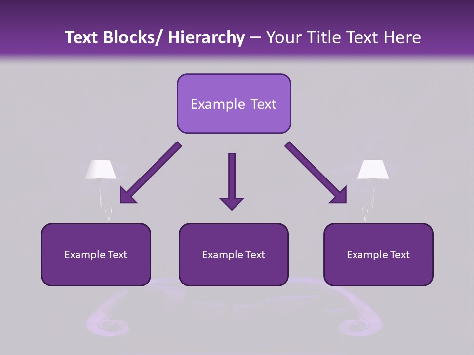 Purple Sofa PowerPoint Template