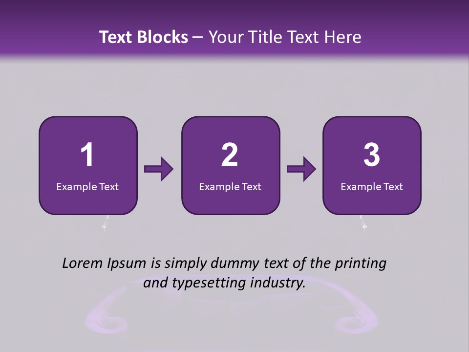 Purple Sofa PowerPoint Template
