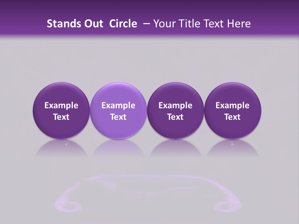 Purple Sofa PowerPoint Template