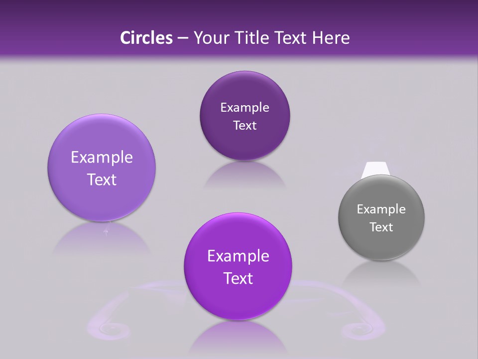 Purple Sofa PowerPoint Template