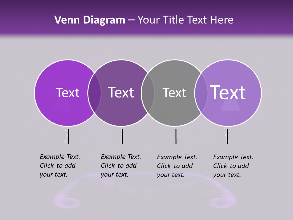 Purple Sofa PowerPoint Template