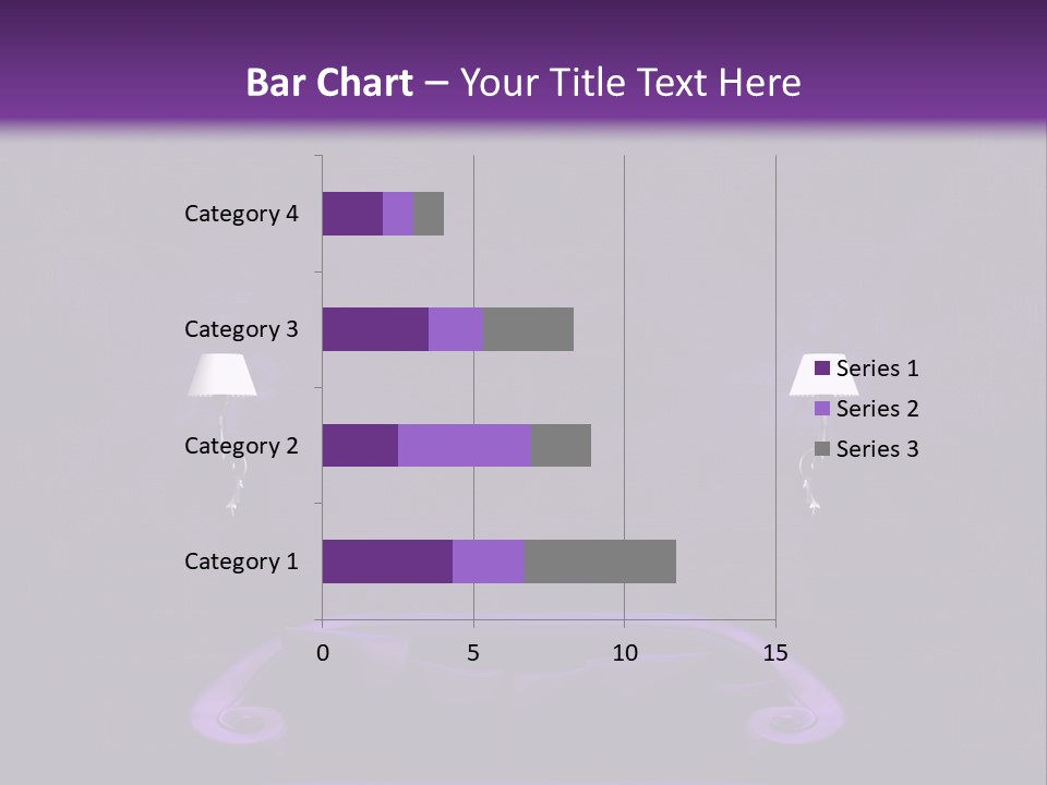 Purple Sofa PowerPoint Template