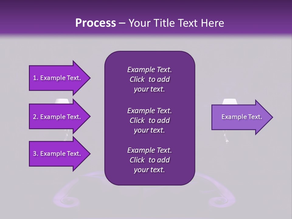 Purple Sofa PowerPoint Template