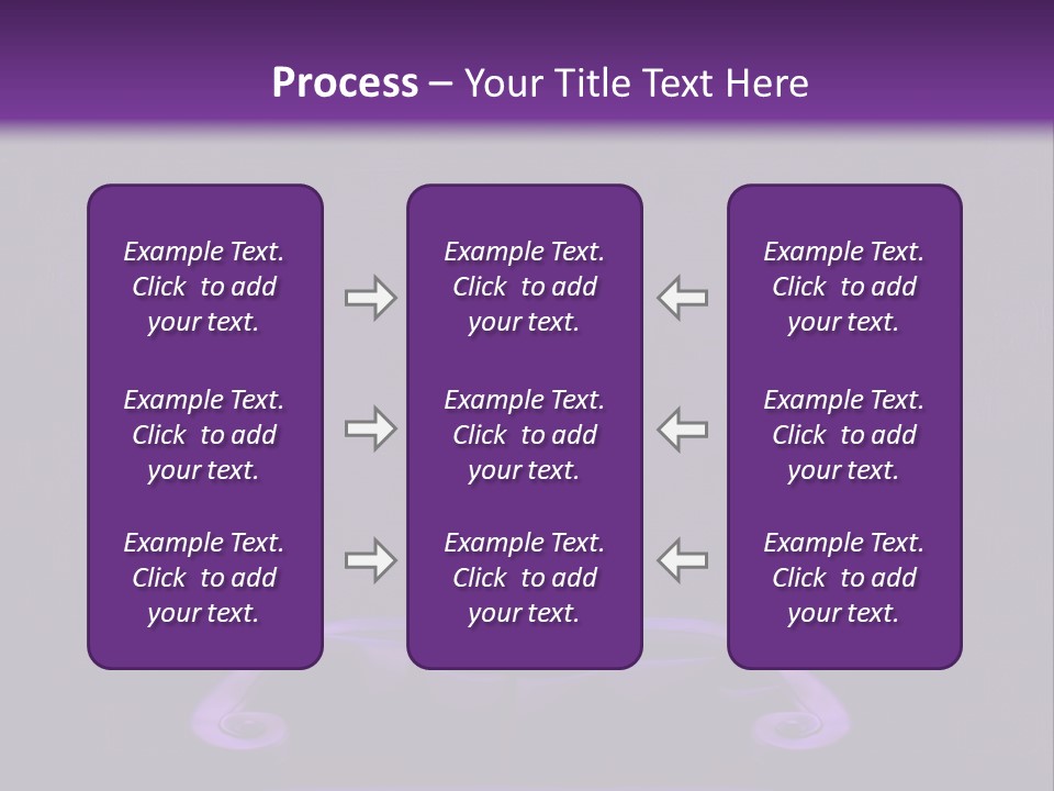 Purple Sofa PowerPoint Template