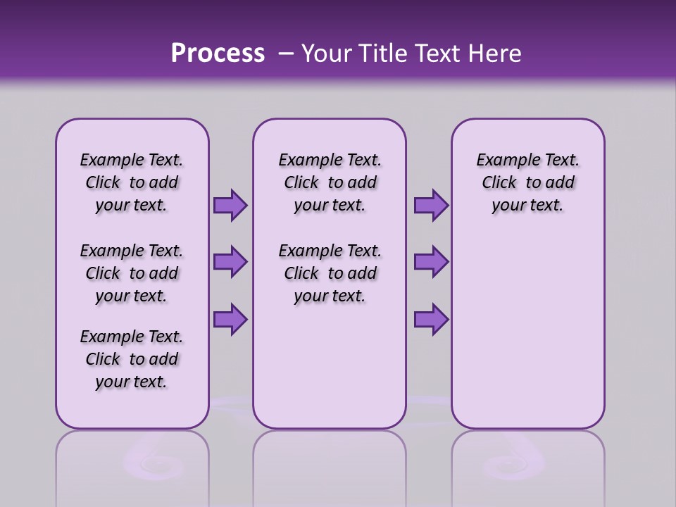 Purple Sofa PowerPoint Template