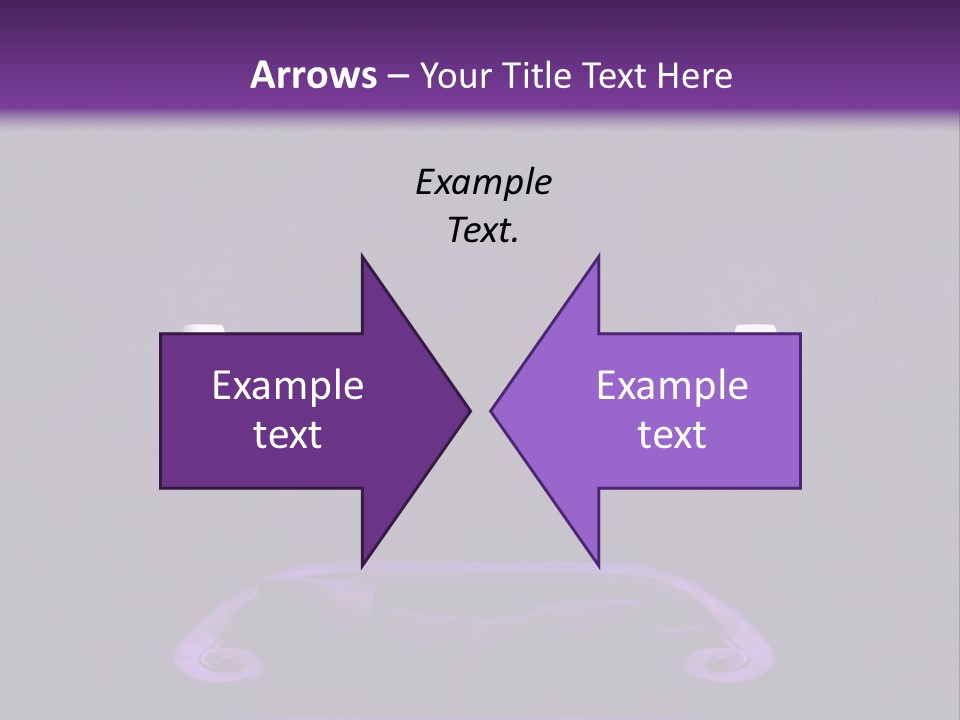 Purple Sofa PowerPoint Template