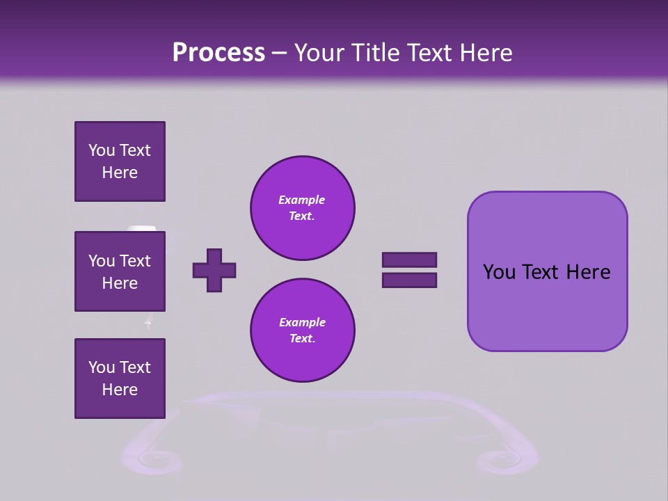 Purple Sofa PowerPoint Template