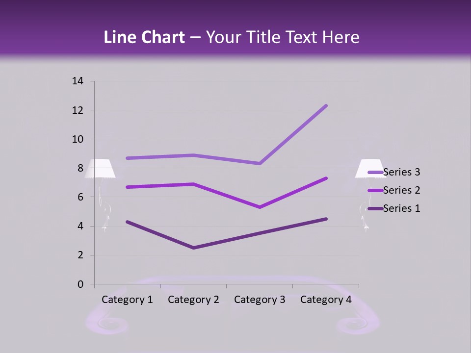 Purple Sofa PowerPoint Template