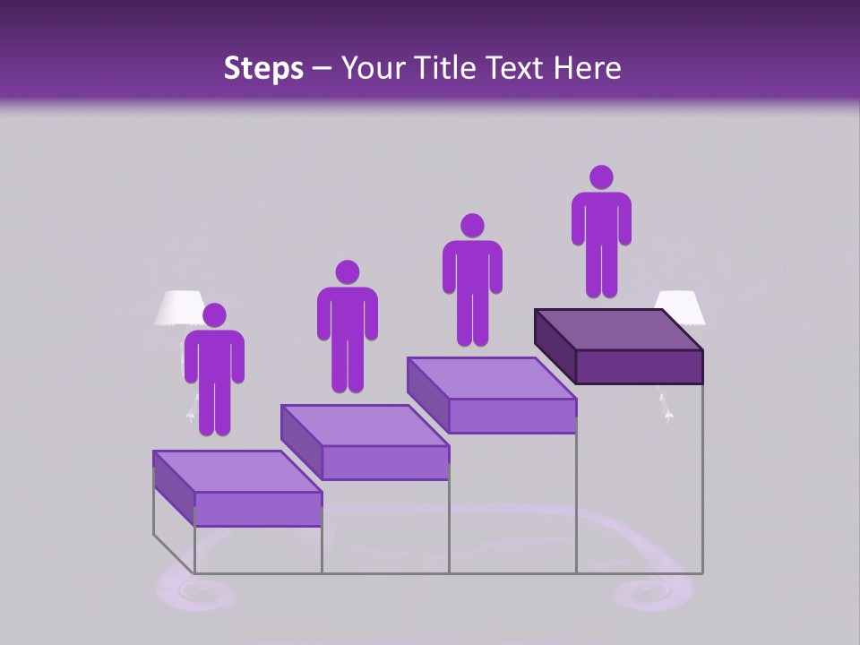 Purple Sofa PowerPoint Template