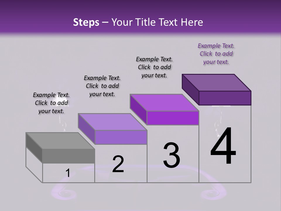 Purple Sofa PowerPoint Template