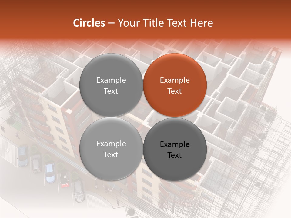 Apartments 3D PowerPoint Template