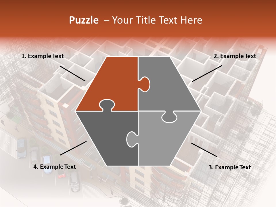 Apartments 3D PowerPoint Template