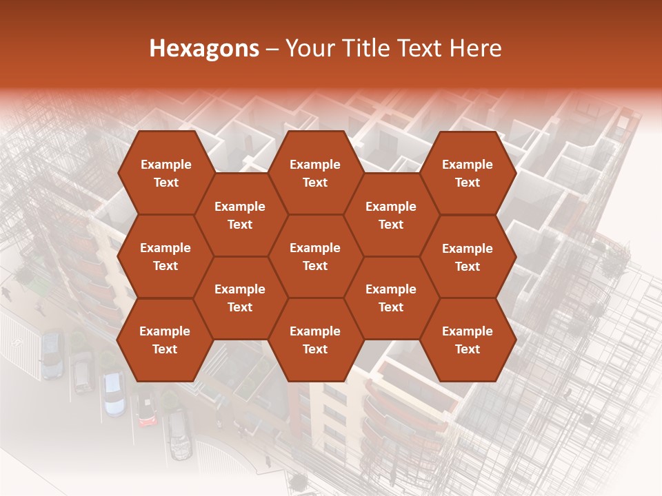 Apartments 3D PowerPoint Template