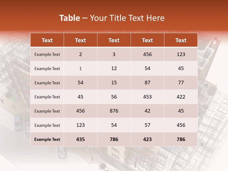 Apartments 3D PowerPoint Template