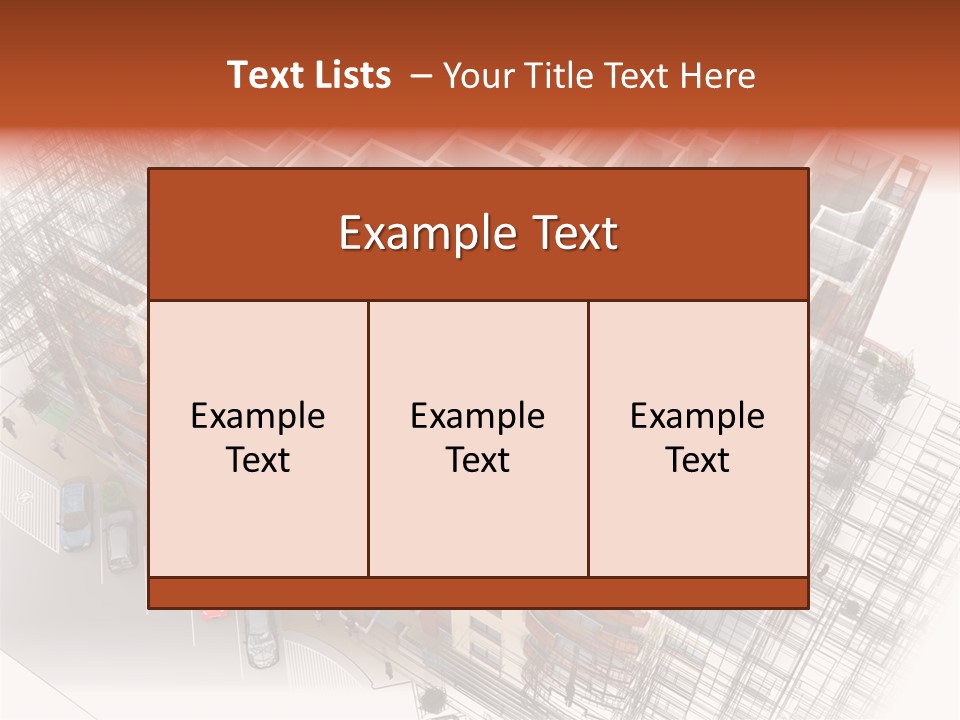 Apartments 3D PowerPoint Template