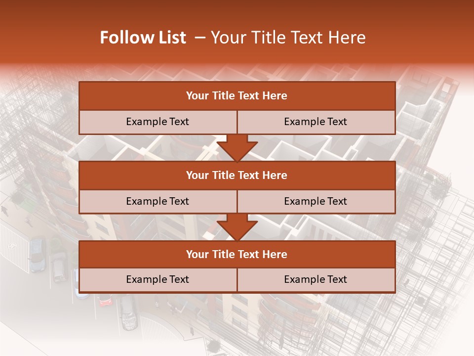 Apartments 3D PowerPoint Template