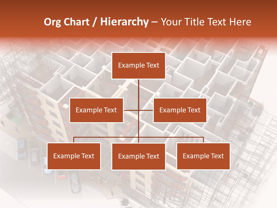Apartments 3D PowerPoint Template