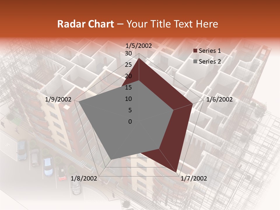 Apartments 3D PowerPoint Template