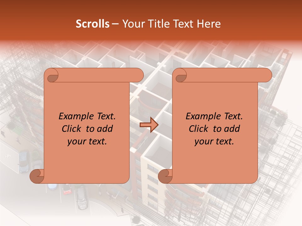 Apartments 3D PowerPoint Template