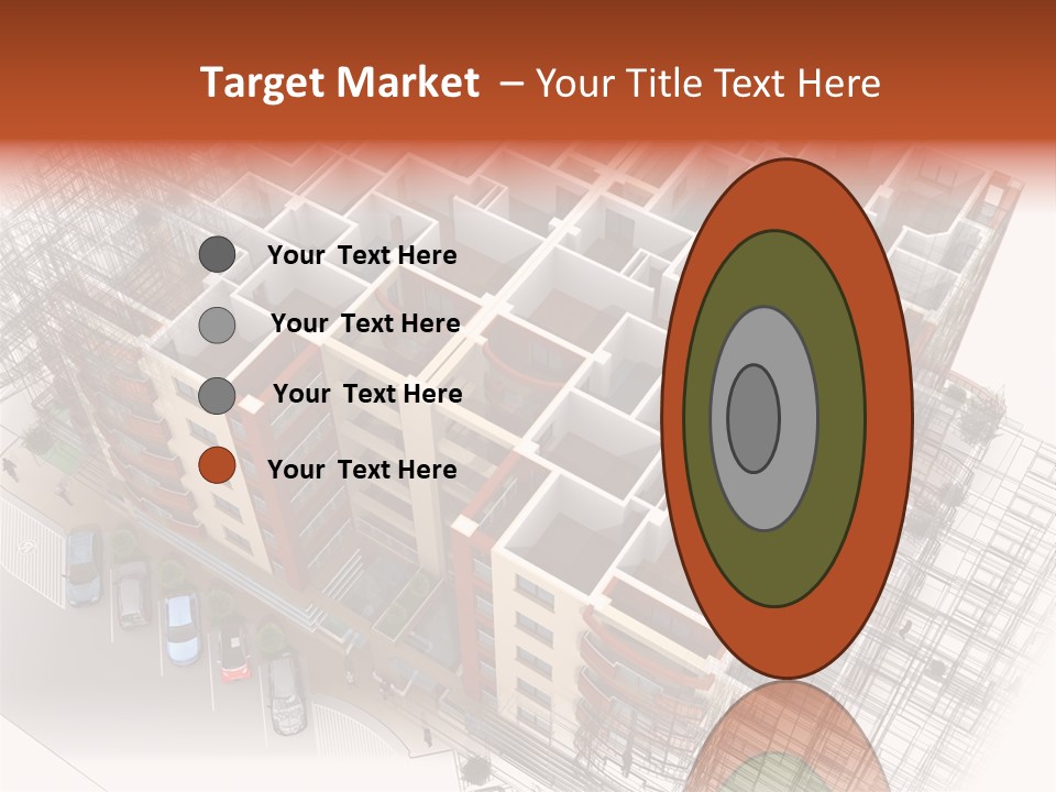 Apartments 3D PowerPoint Template