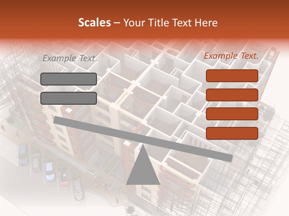 Apartments 3D PowerPoint Template
