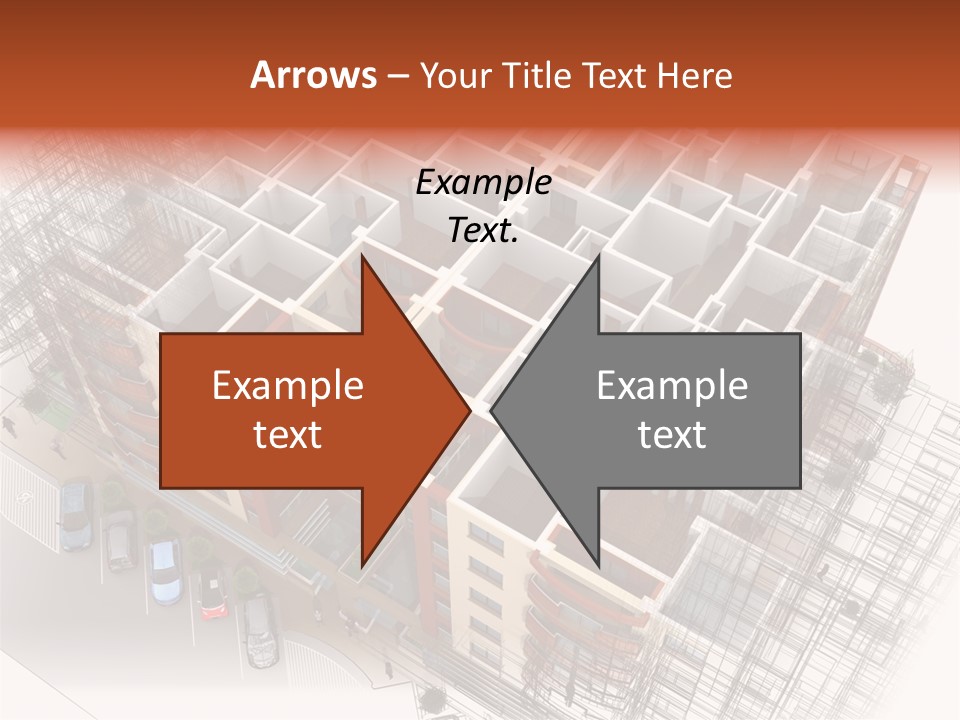 Apartments 3D PowerPoint Template