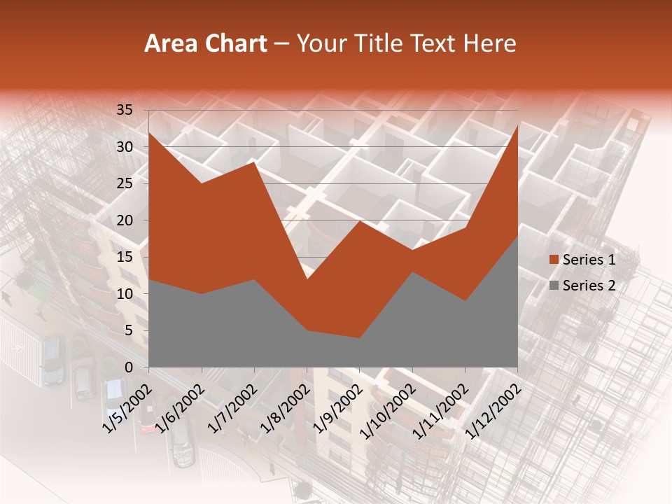 Apartments 3D PowerPoint Template
