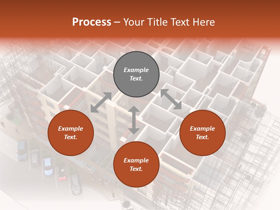 Apartments 3D PowerPoint Template