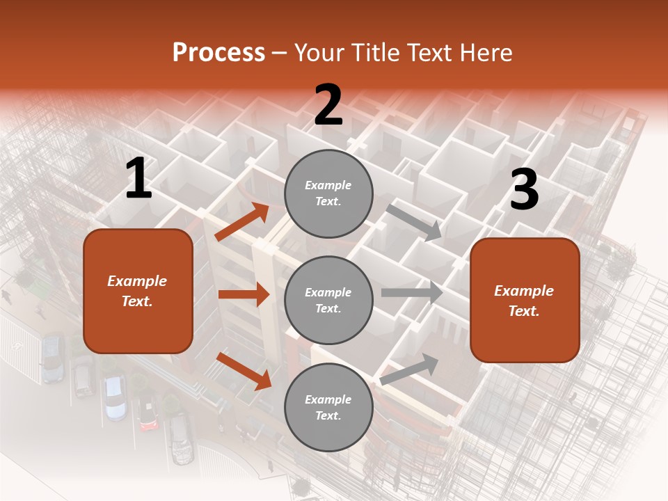 Apartments 3D PowerPoint Template