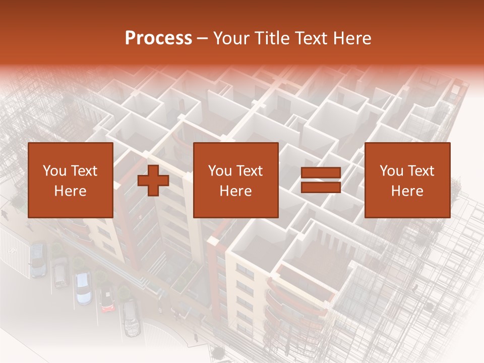 Apartments 3D PowerPoint Template
