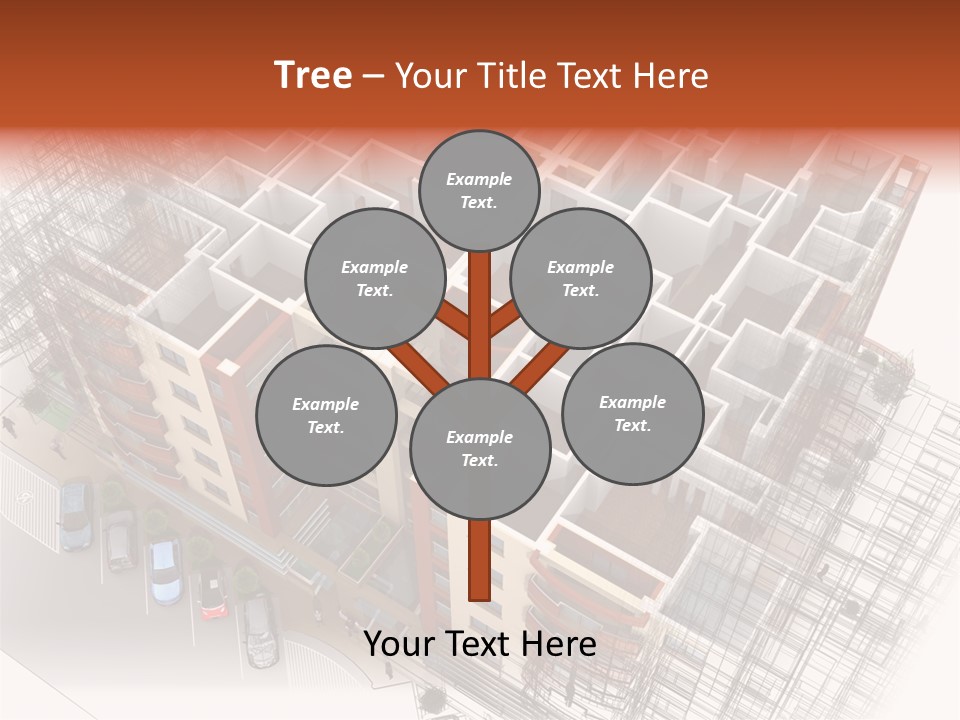 Apartments 3D PowerPoint Template