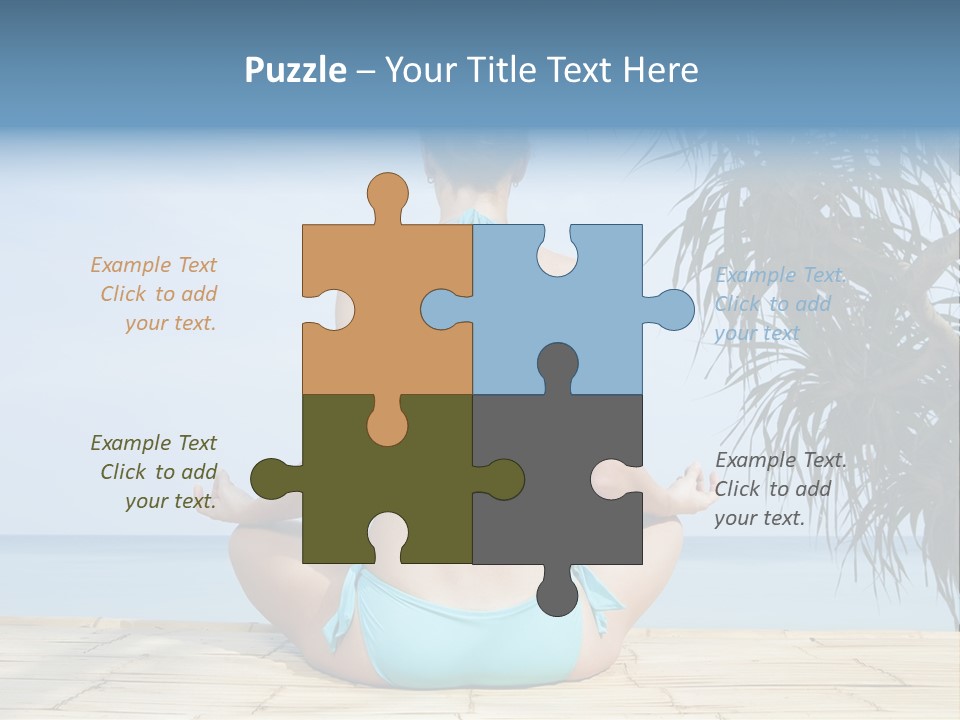 Elements Black Energy PowerPoint Template