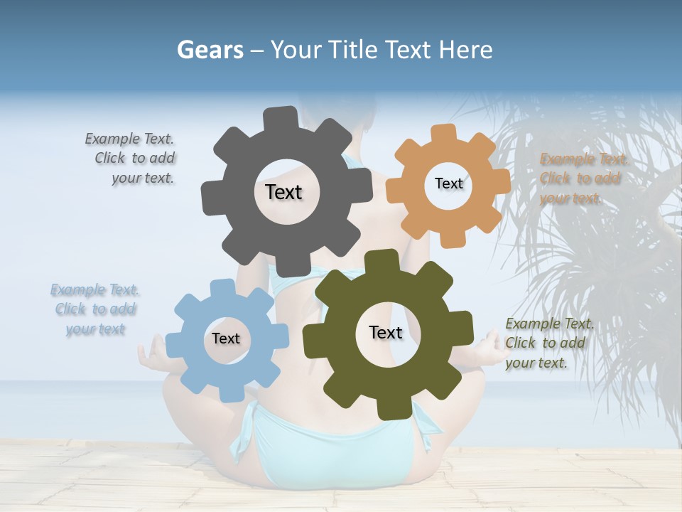 Elements Black Energy PowerPoint Template