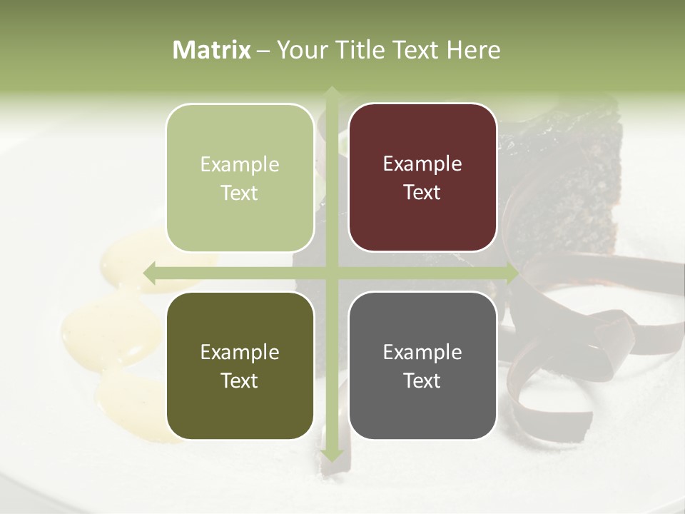 Cherry Dessert Sauce PowerPoint Template