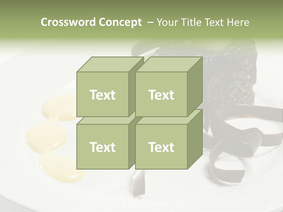 Cherry Dessert Sauce PowerPoint Template