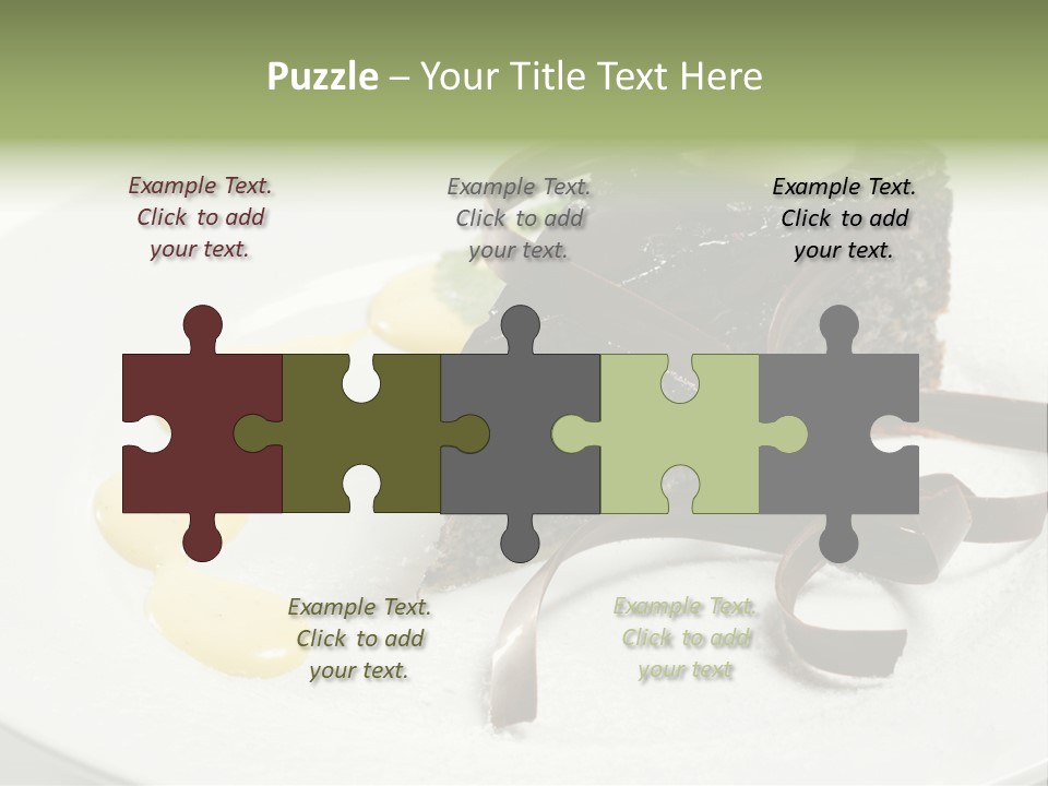 Cherry Dessert Sauce PowerPoint Template