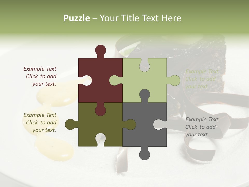 Cherry Dessert Sauce PowerPoint Template