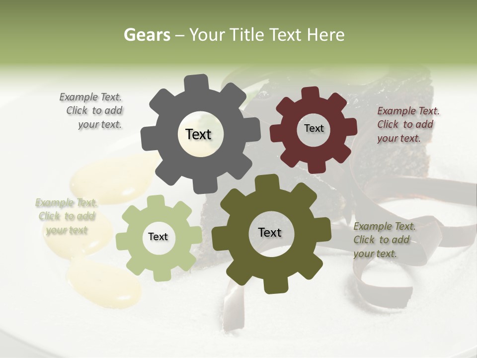 Cherry Dessert Sauce PowerPoint Template