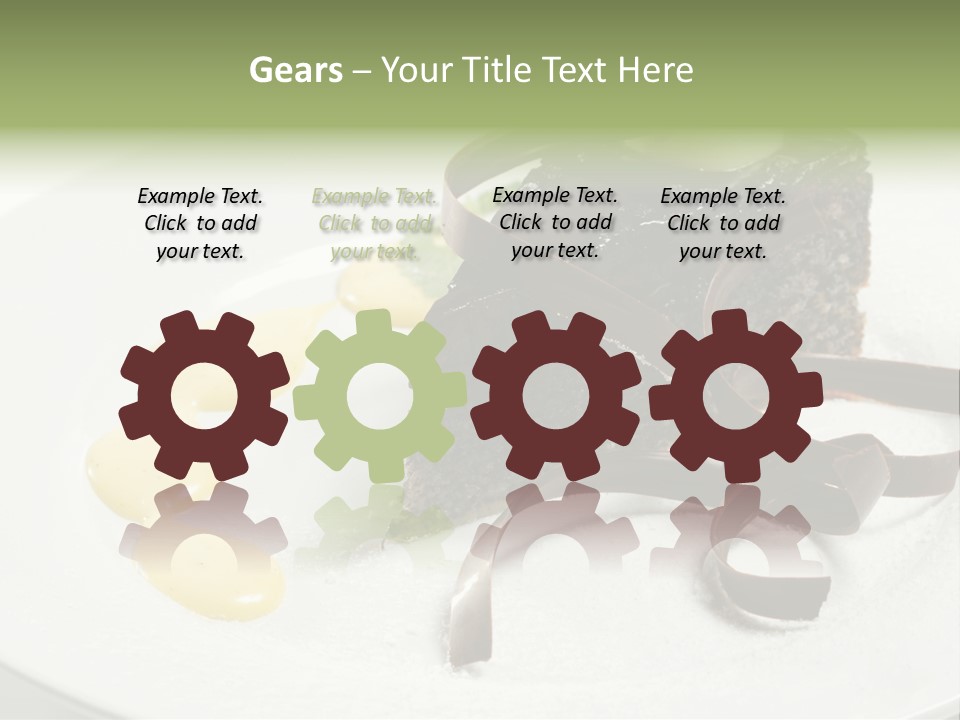 Cherry Dessert Sauce PowerPoint Template