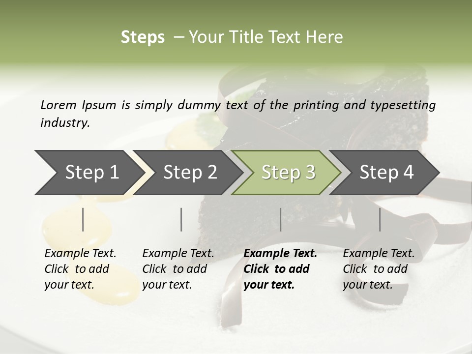 Cherry Dessert Sauce PowerPoint Template