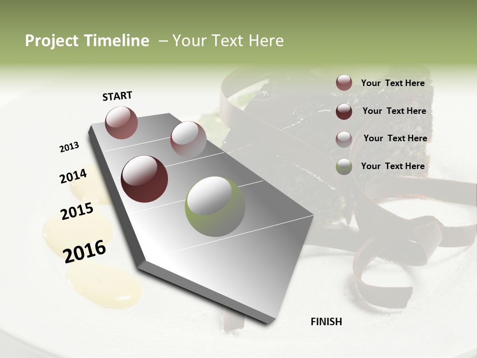 Cherry Dessert Sauce PowerPoint Template