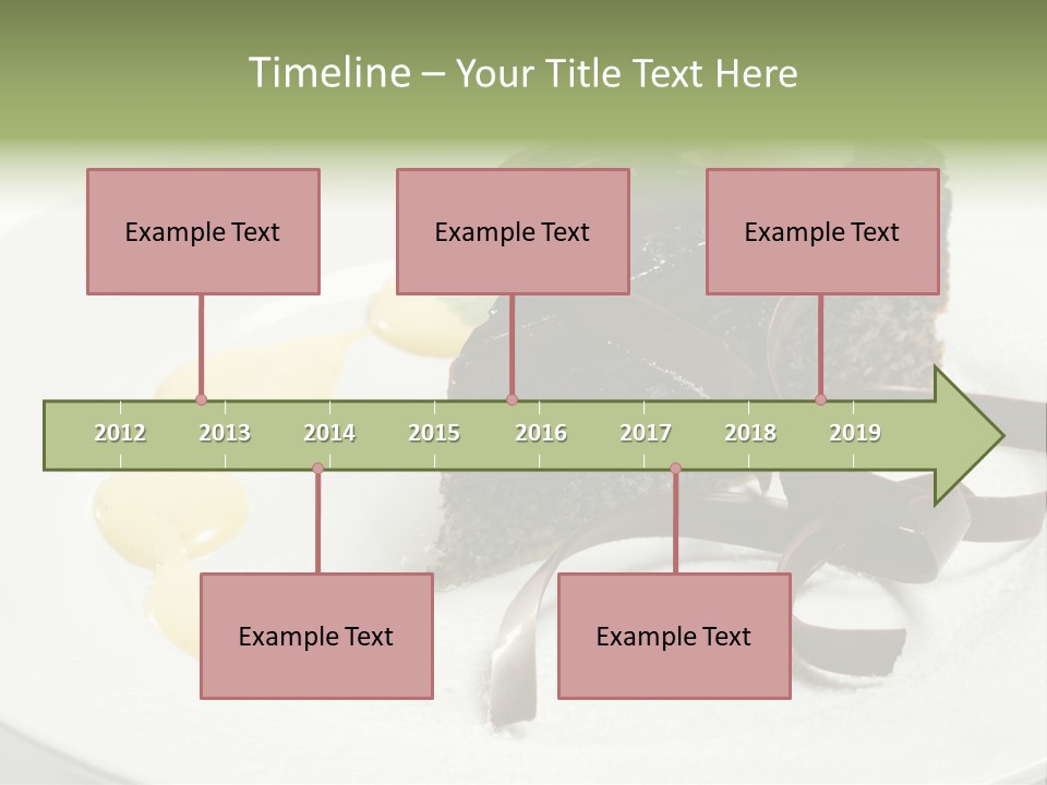 Cherry Dessert Sauce PowerPoint Template