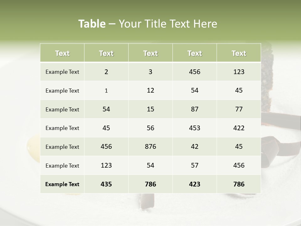 Cherry Dessert Sauce PowerPoint Template