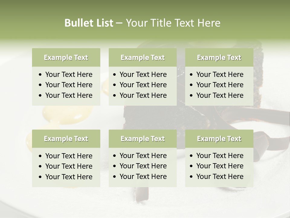 Cherry Dessert Sauce PowerPoint Template
