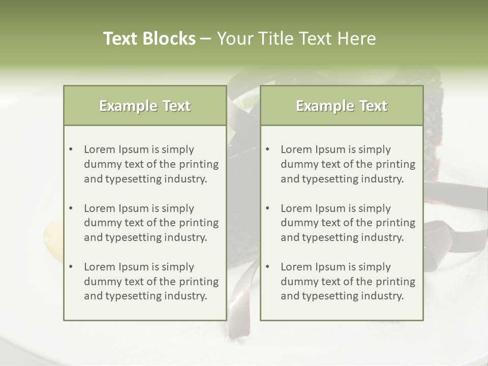 Cherry Dessert Sauce PowerPoint Template