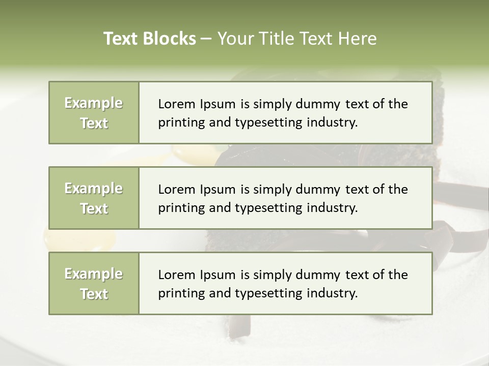 Cherry Dessert Sauce PowerPoint Template